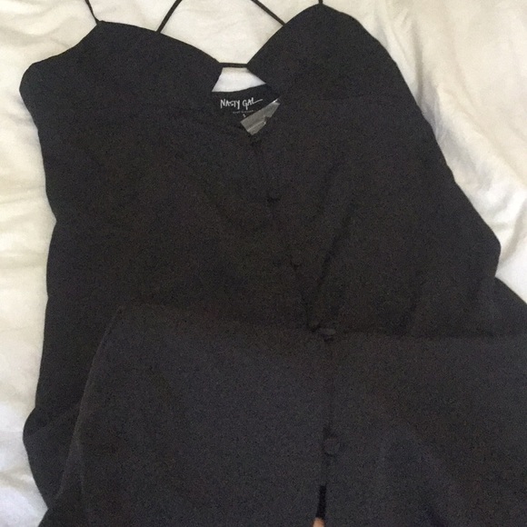 Nasty Gal criss cross back dress - Picture 3 of 6